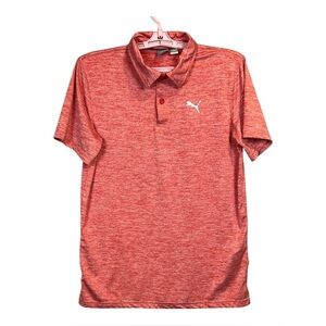 Puma Kids Red Collared Shirt, Size X-Large (18-20)